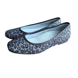 Vionic Orinda Square Toe Flat navy / denim size 9.